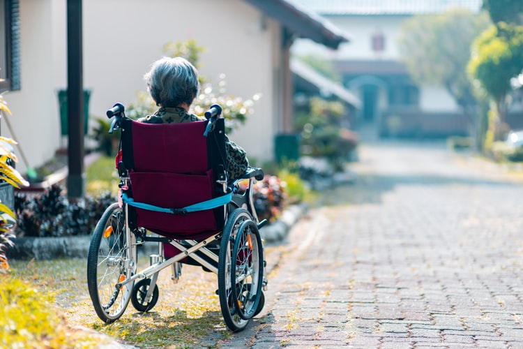 wheelchair for elderly